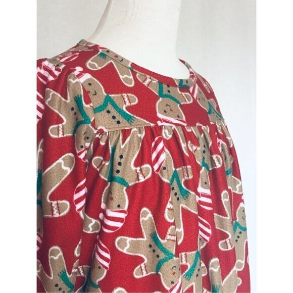 GYMBORee Girls 5/6 Gingerbread Cookie Nightgown - Picture 4 of 6